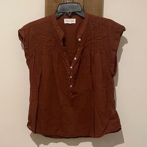 Bella Dahl Women's Rust Blouse